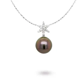 Twinkle Pearl Diamond Pendant