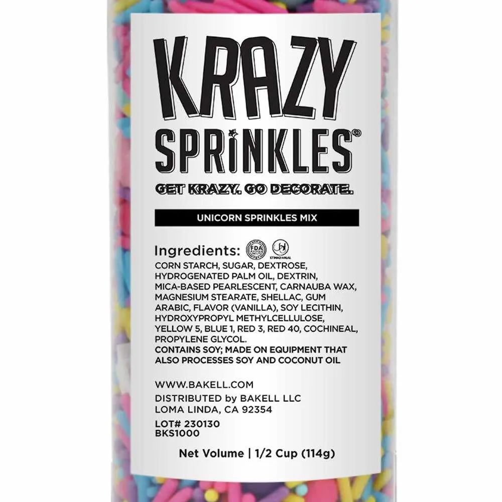 Unicorn and Stars Sprinkles Mix