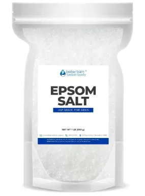 USP Grade Epsom Salt For Bath Soaks, Cosmetics, Float Tanks, & More
