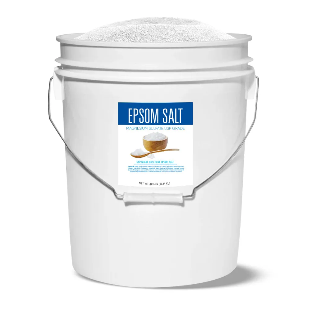 USP Grade Epsom Salt For Bath Soaks, Cosmetics, Float Tanks, & More