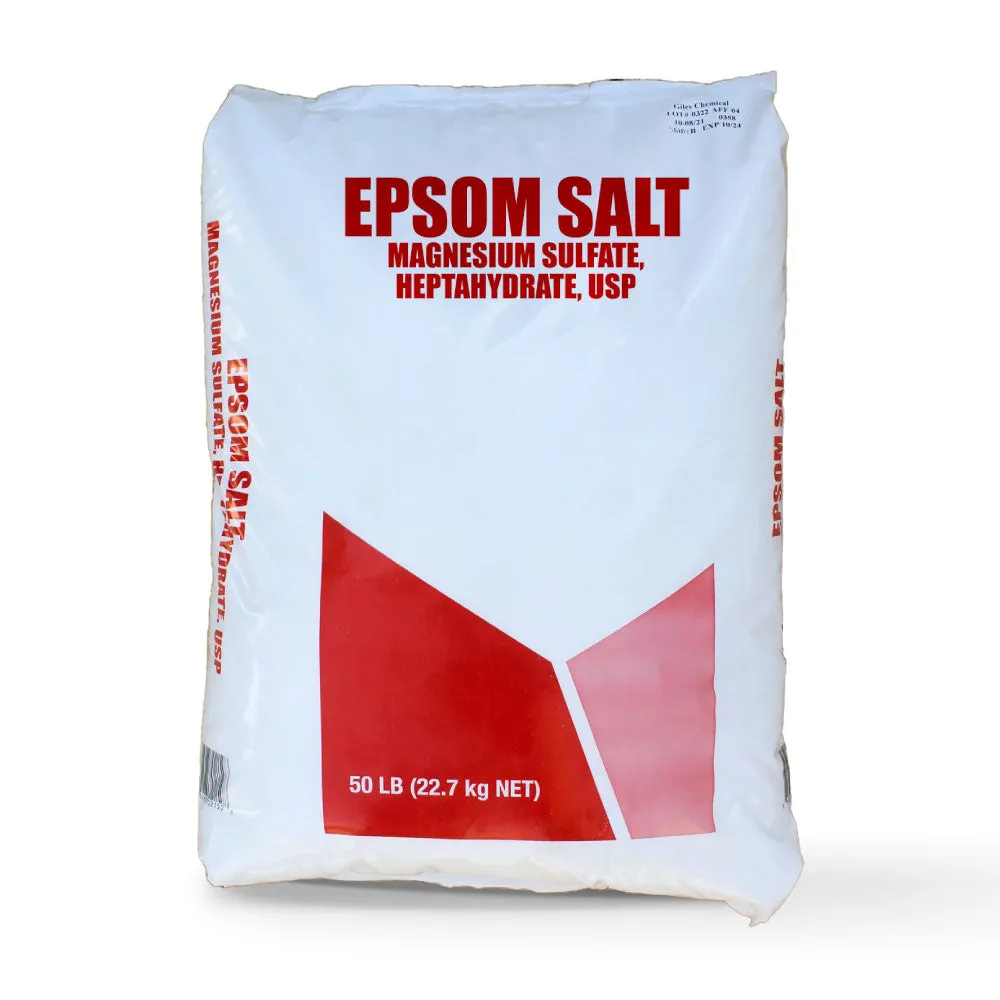 USP Grade Epsom Salt For Bath Soaks, Cosmetics, Float Tanks, & More