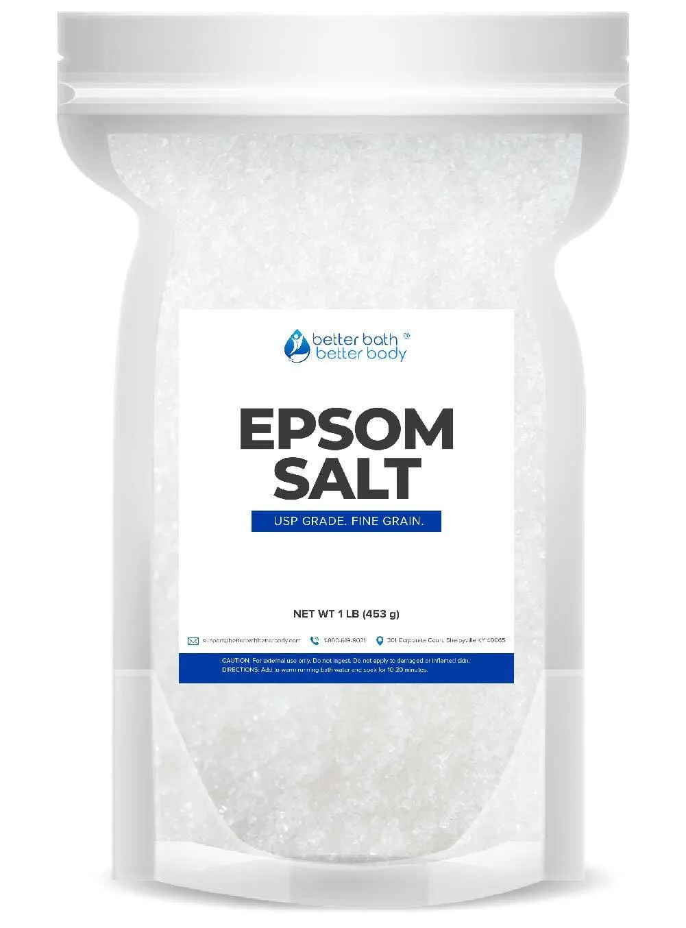 USP Grade Epsom Salt For Bath Soaks, Cosmetics, Float Tanks, & More