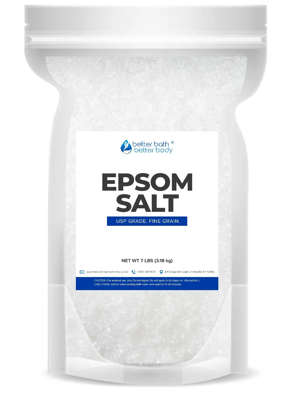 USP Grade Epsom Salt For Bath Soaks, Cosmetics, Float Tanks, & More