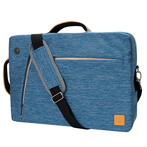 Vangoddy 3-In-1 Hybrid 17.3Inch Blue Laptop Bag W/ 7-Port Usb Hub And Mouse Fit For Asus Vivobook