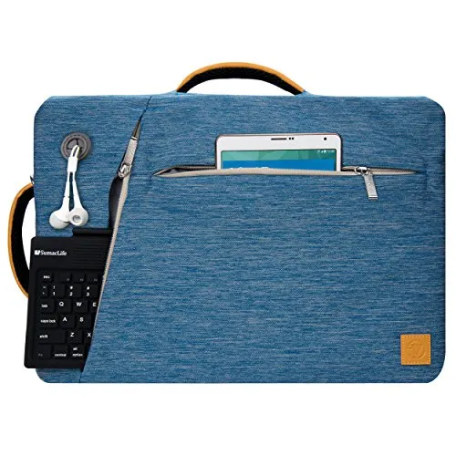 Vangoddy 3-In-1 Hybrid 17.3Inch Blue Laptop Bag W/ 7-Port Usb Hub And Mouse Fit For Asus Vivobook