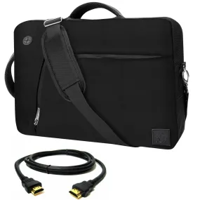 VanGoddy Black Slate 3-in-1 Hybrid Laptop Bag for Acer Aspire Series/ChromeBook Series / 13.3" Laptops   12FT HDMI Cable