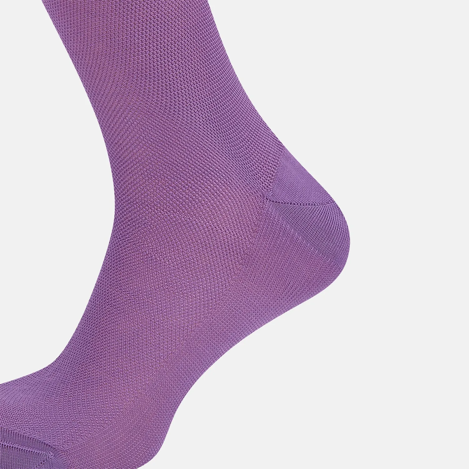 Violet Micro Knit Mid-Length Socks
