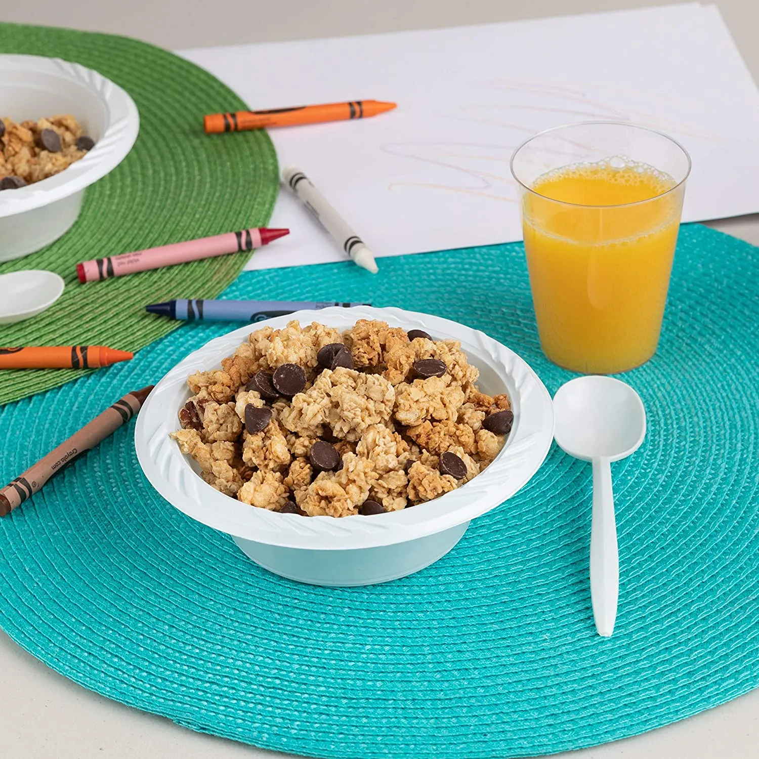 *WHOLESALE* 18 oz. Disposable and Lightweight White Dessert Bowls | 800 ct/case