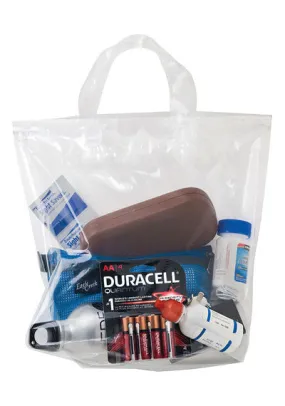 Wholesale Crystal Clear Soft Loop Shopper Bag - 19SL12126