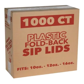 *WHOLESALE* Disposable - Lids for 10/12/16oz. Poly-Paper Hot/Cold Cups | 1000 ct.
