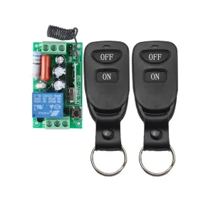 Wireless Remote Control Light Switch 10A Relay Output Radio 220V 1 Channel Receiver Module   50-500M Transmitter